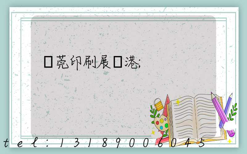 東莞印刷展華港