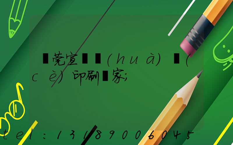 東莞宣傳畫(huà)冊(cè)印刷廠家