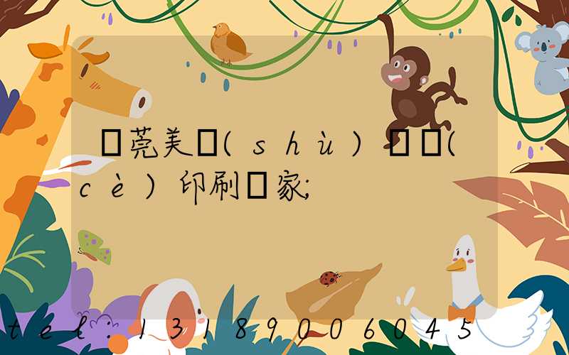 東莞美術(shù)畫冊(cè)印刷廠家