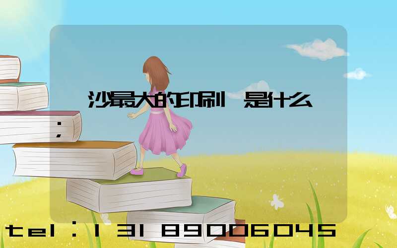 長沙最大的印刷廠是什么廠
