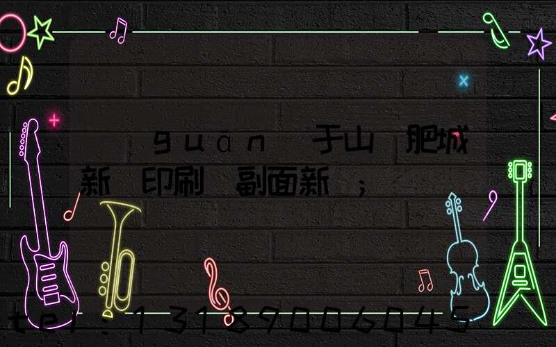 關(guān)于山東肥城新華印刷廠副面新聞