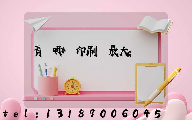 青島哪個印刷廠最大
